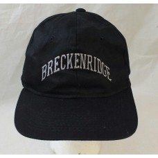 BRECKENRIDGE COLORADO BLACK SNAPBACK ADJUSTABLE HAT CAP  eb-34385338